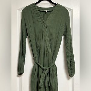 Sundry belted romper / jumpsuit